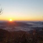 鹿野山からの朝日